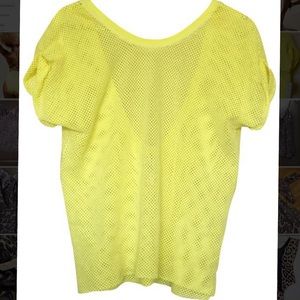 Free People Mesh Top